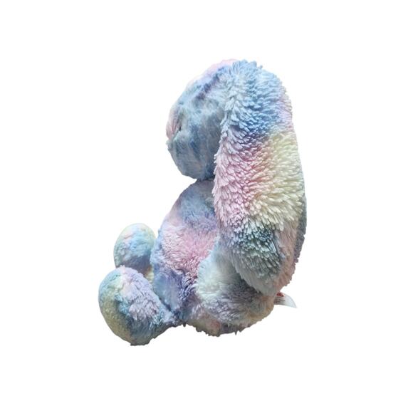 GUND Thistle Pastel Bunny Plush Stuffed Animal 14” Multicolor Tie Dye Rabbit Toy - Picture 6 of 8